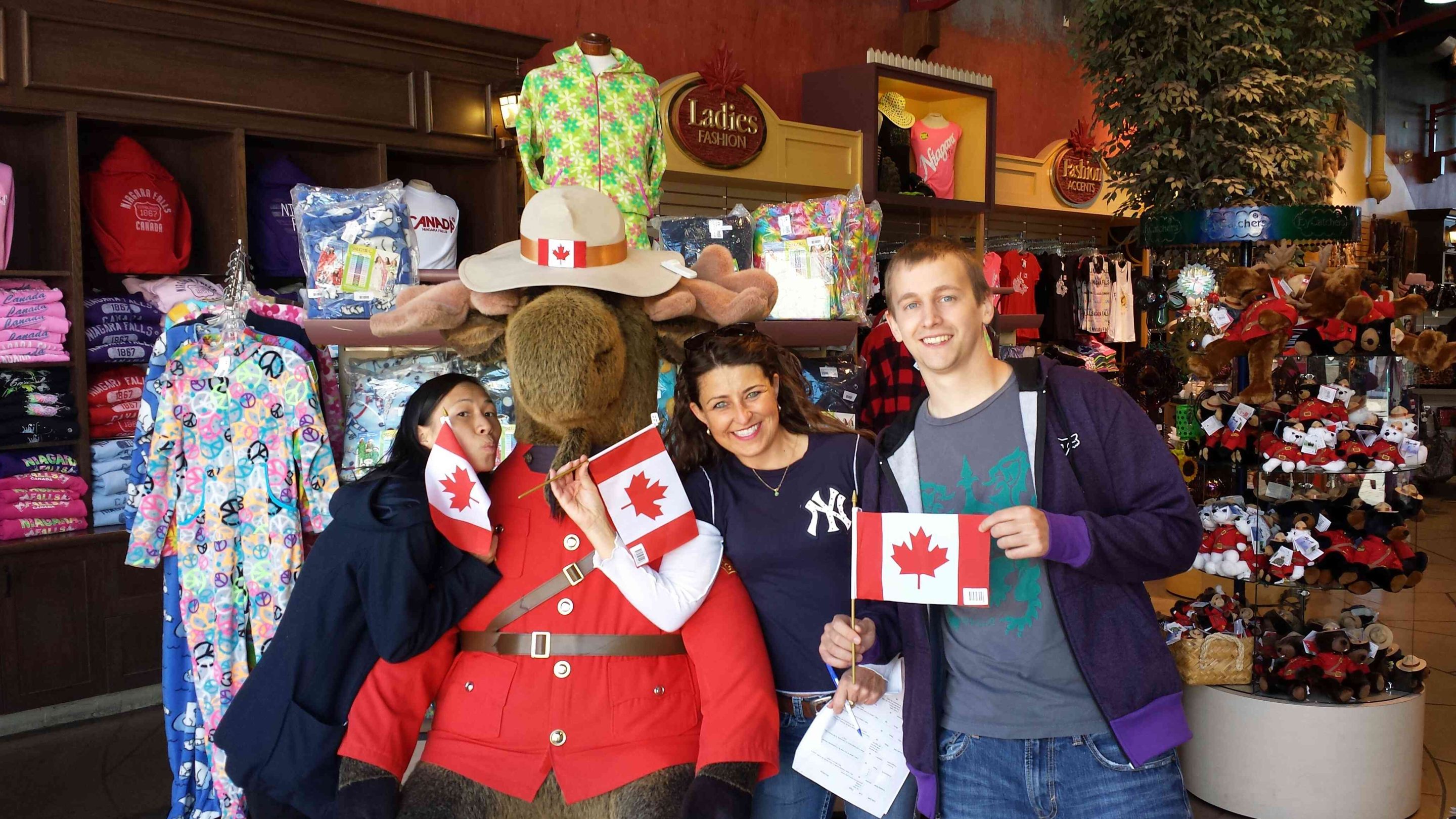Canada’s pride, captured at Niagara Falls